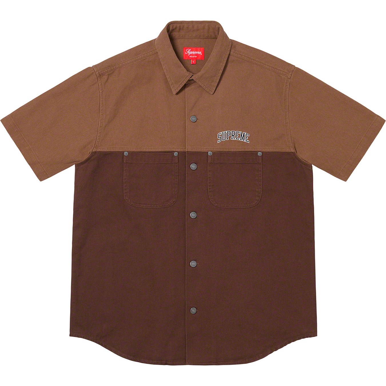 2-Tone Denim S/S Shirt view 6